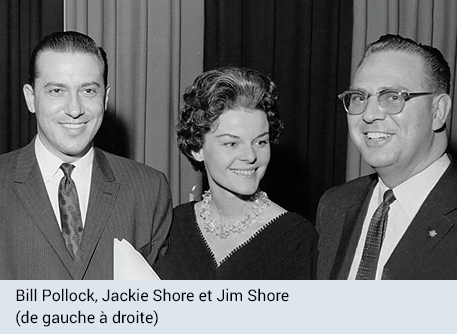 Bill Pollock, Jackie Shore et Jim Shore